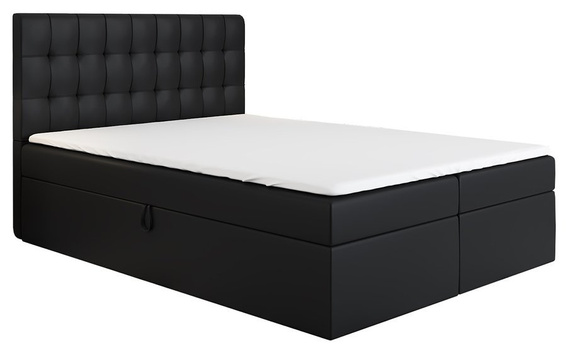 Boxspring 160x200 czarne Bloom