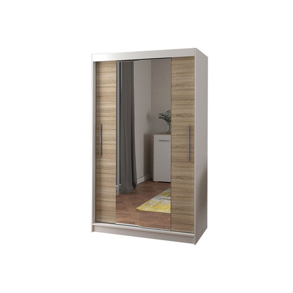 Szafa 120 cm Neo 01 sonoma/biel