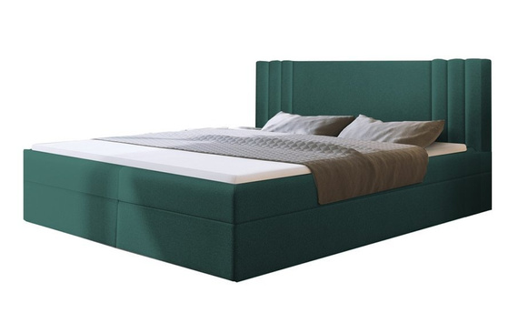 Łóżko boxspring 120x200 turkus Elsa