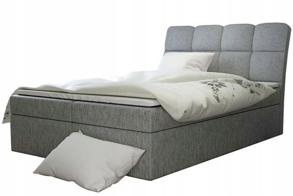Łóżko Kontynentalne Grek 4, 2x pojemnik, 140x200