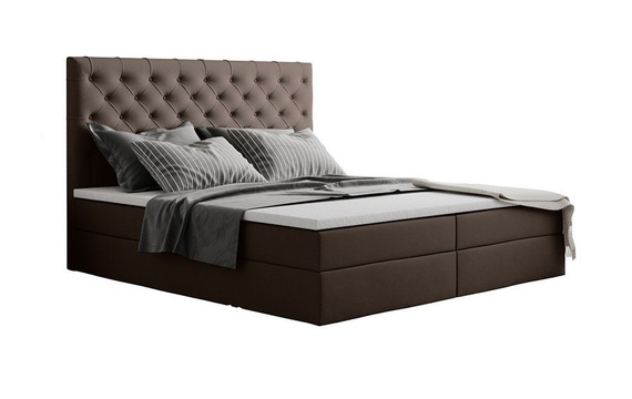 Łóżko glamour York 180x200 brąz