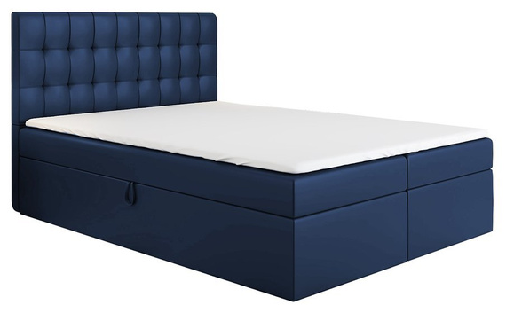 Boxspring 120x200 niebieskie Bloom