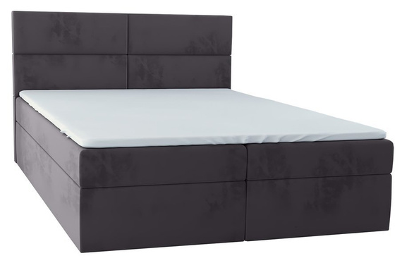 Łóżko sypialniane 90x200 grafit taupe Mediolan