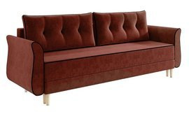 Sofa pikowana koral Moni