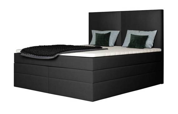 Kontynentalne łóżko 200x200 bonel/pocket black Torino