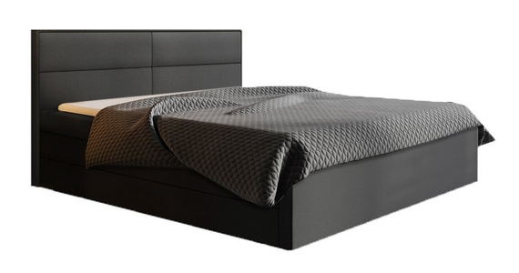 Łóżko boxspring 160x200 ciemnoszare Scarlett