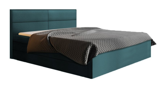 Łóżko boxspring 180x200 turkus Scarlett