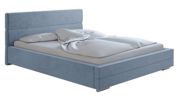 Łóżko sypialniane 120x200 błękitne Elio