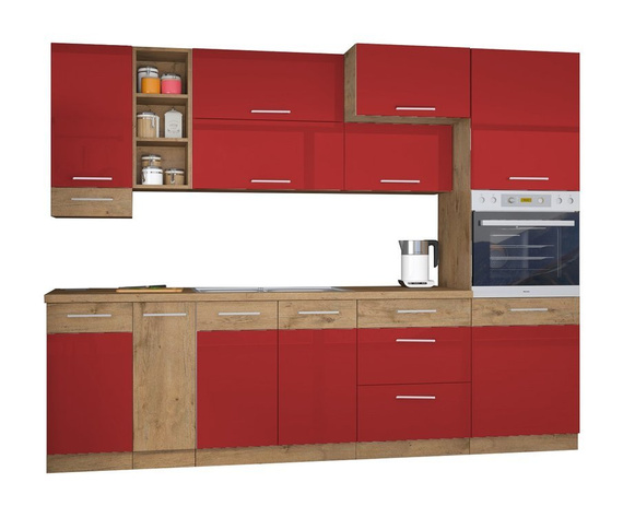 Modne meble kuchenne bordo Vox 2